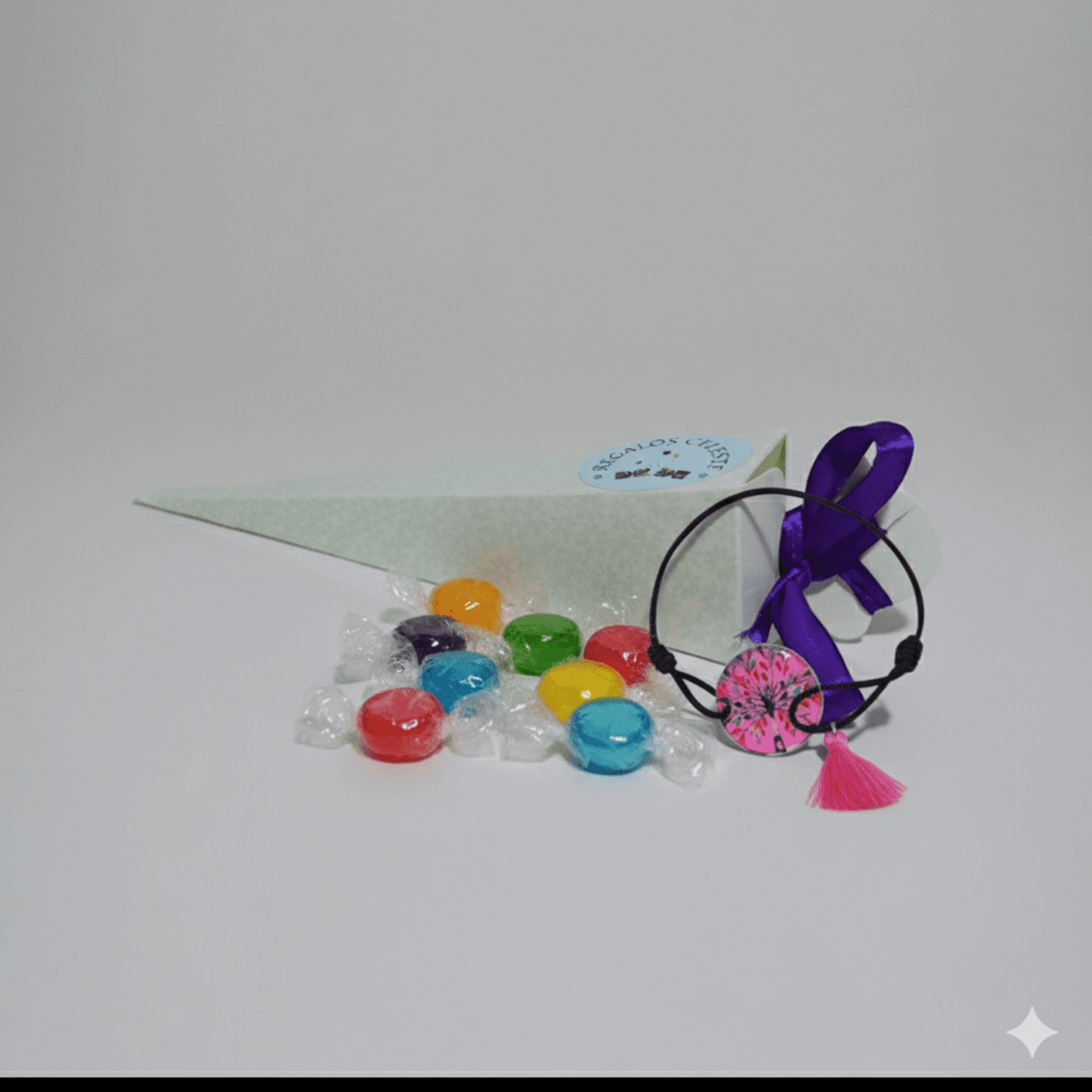 PULSERA ÁRBOL DE LA VIDA CON POMPÓN - 2