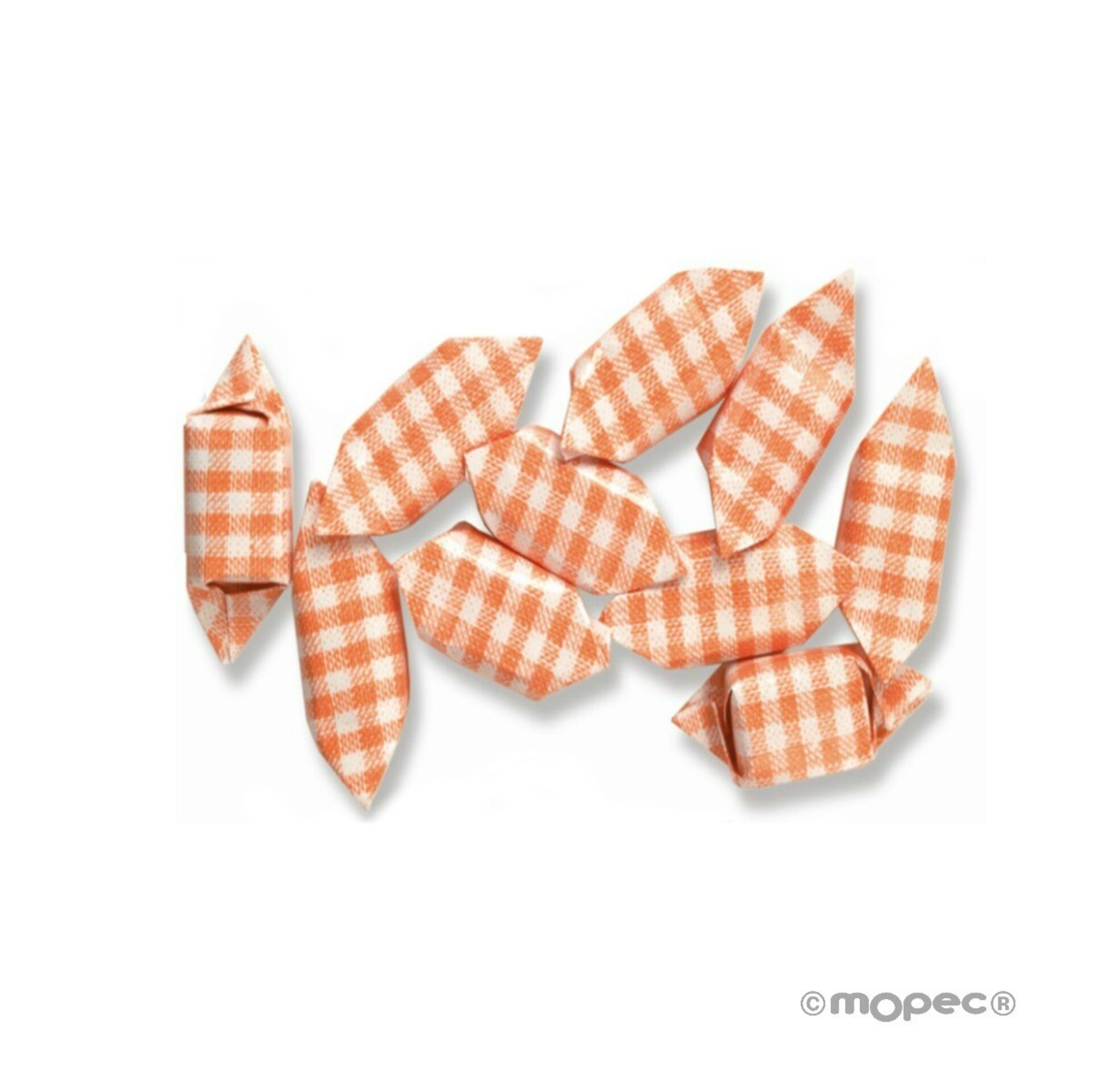 Caramelo frutas cuadros naranja 1Kg* - 1