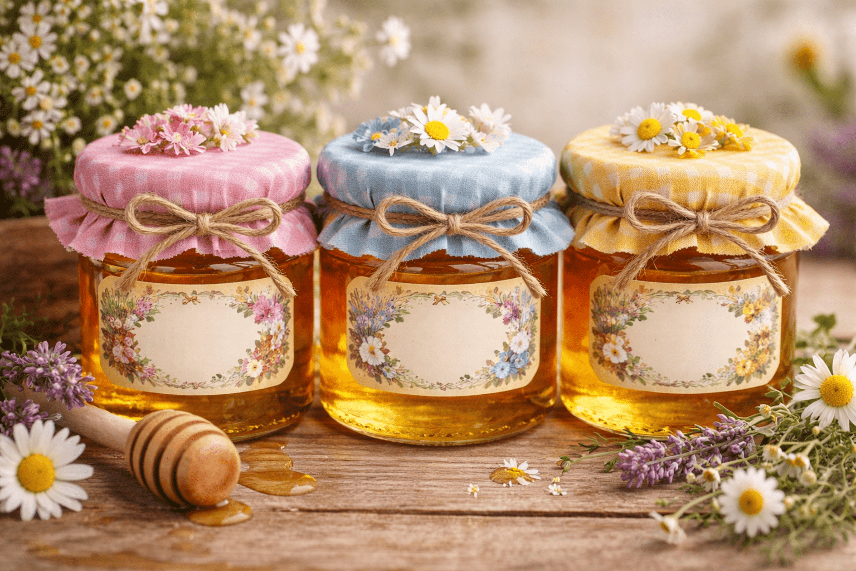 Tarrito de miel con catador - 1