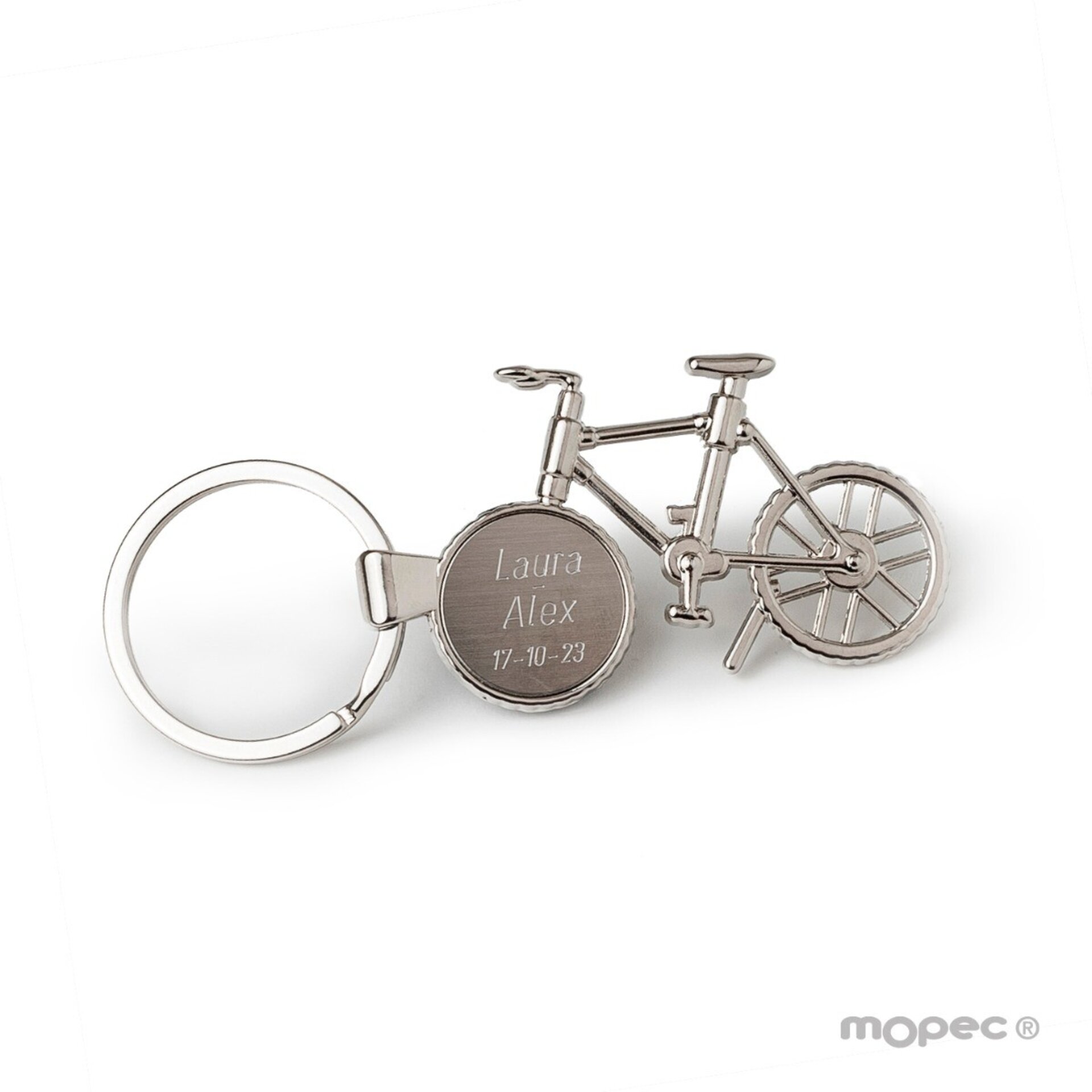Llavero bicicleta metal 10x4,5cm - 2