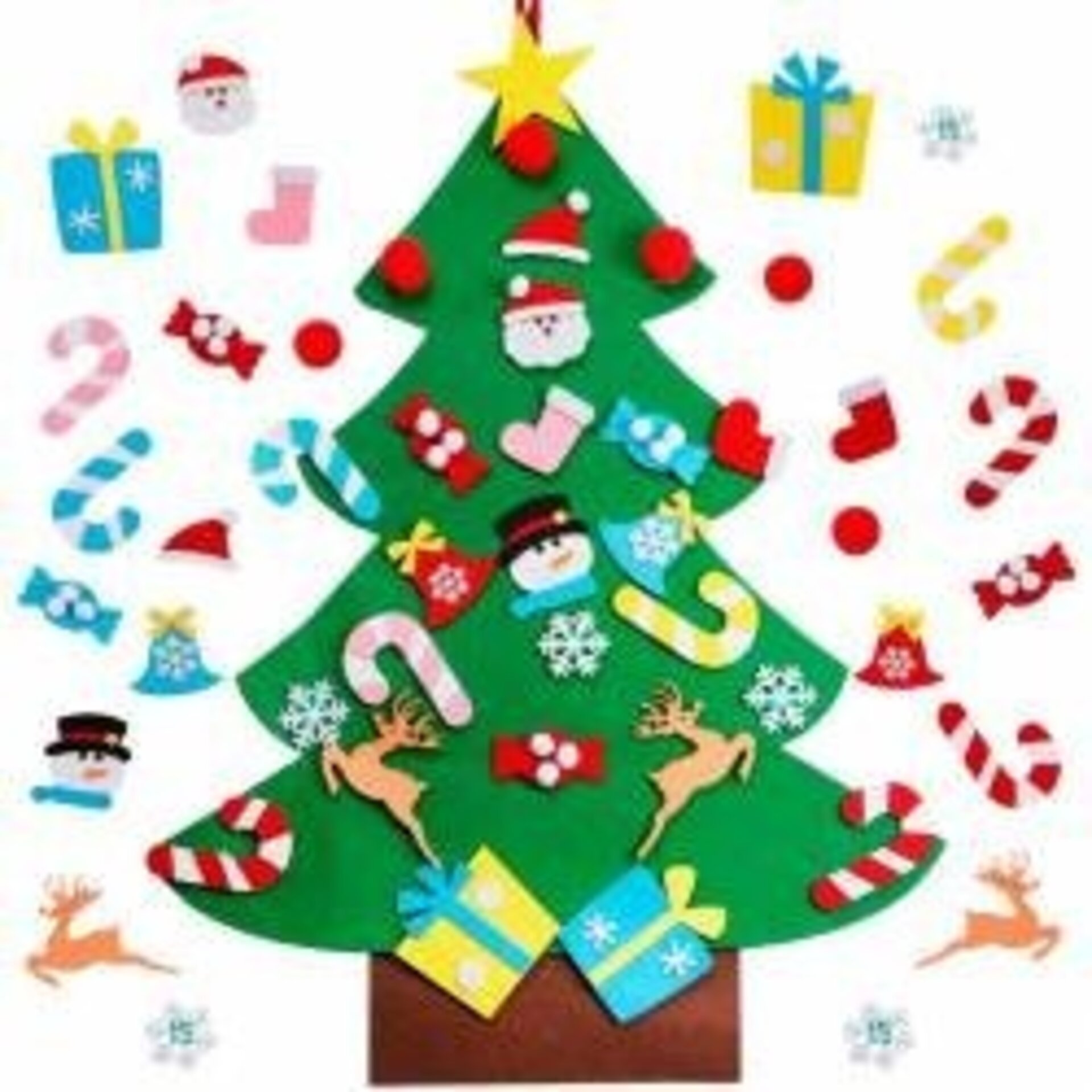 ÁRBOL NAVIDAD FIELTRO CREATIVO - 3