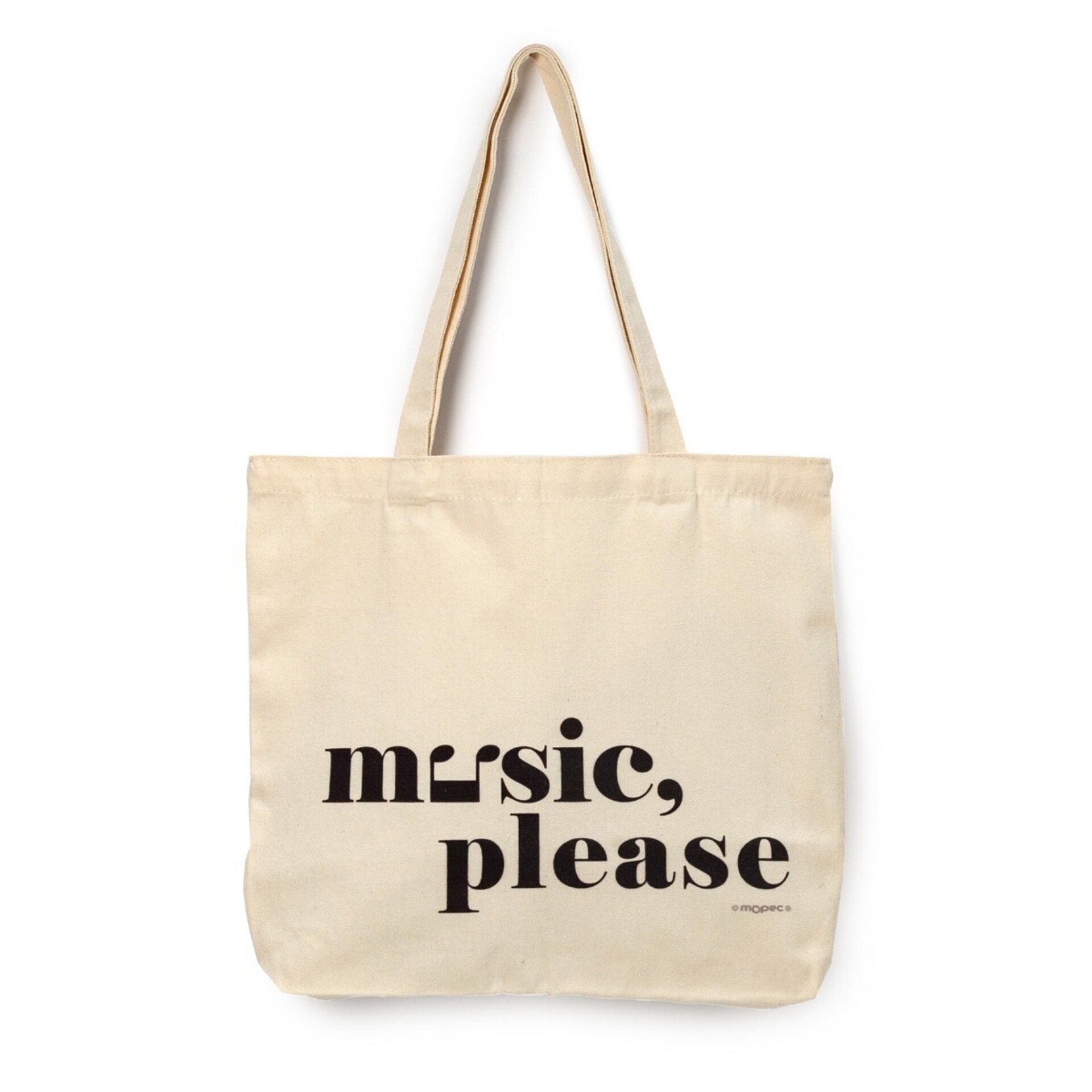 Bolsa algodón con asas Music Please - 1