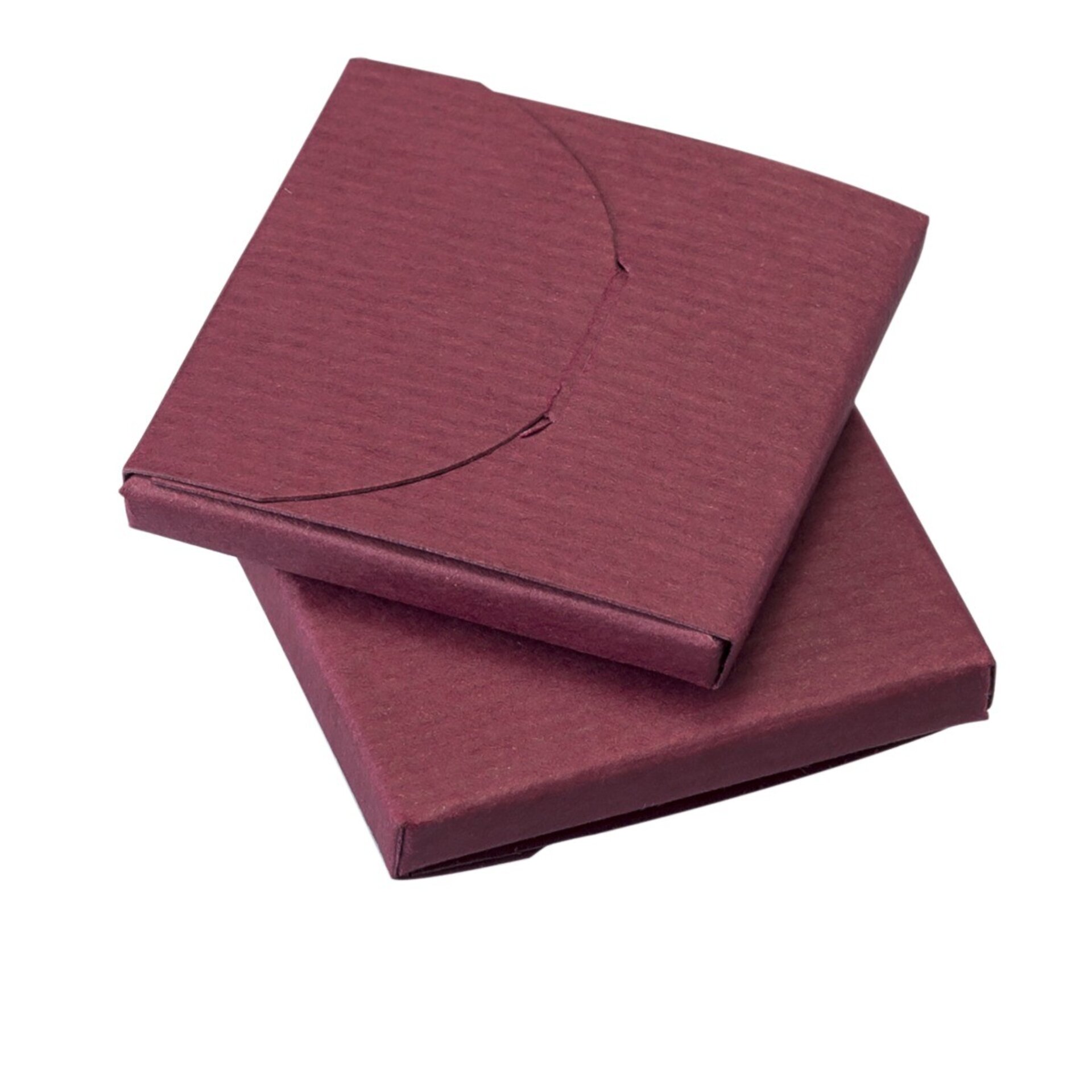 Cajita granate 0.35€  4,5x4,5x0,5cm, min.25 - 1
