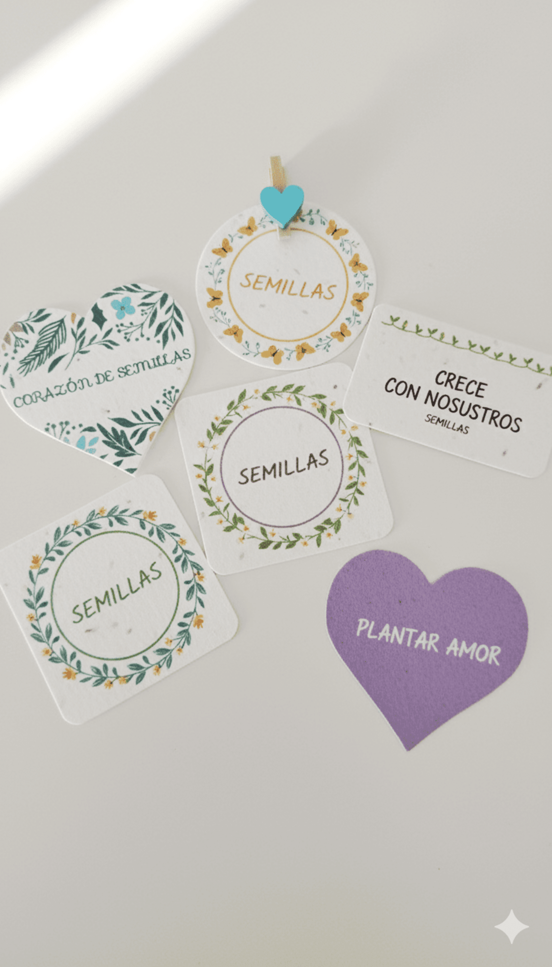 Papel de semillas 4x4 cm - 2