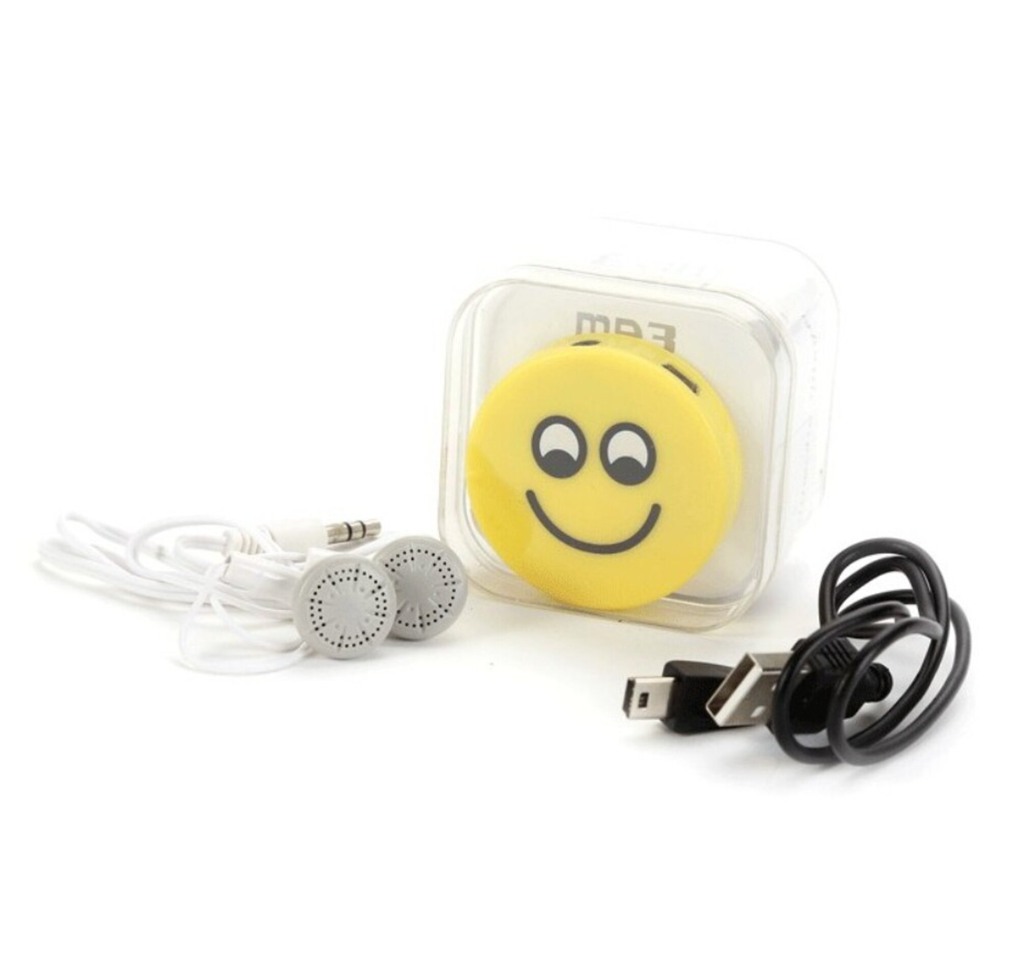 MP3 EMOTICONO EN CAJA DE REGALO (CABLE+CASCOS) - 2
